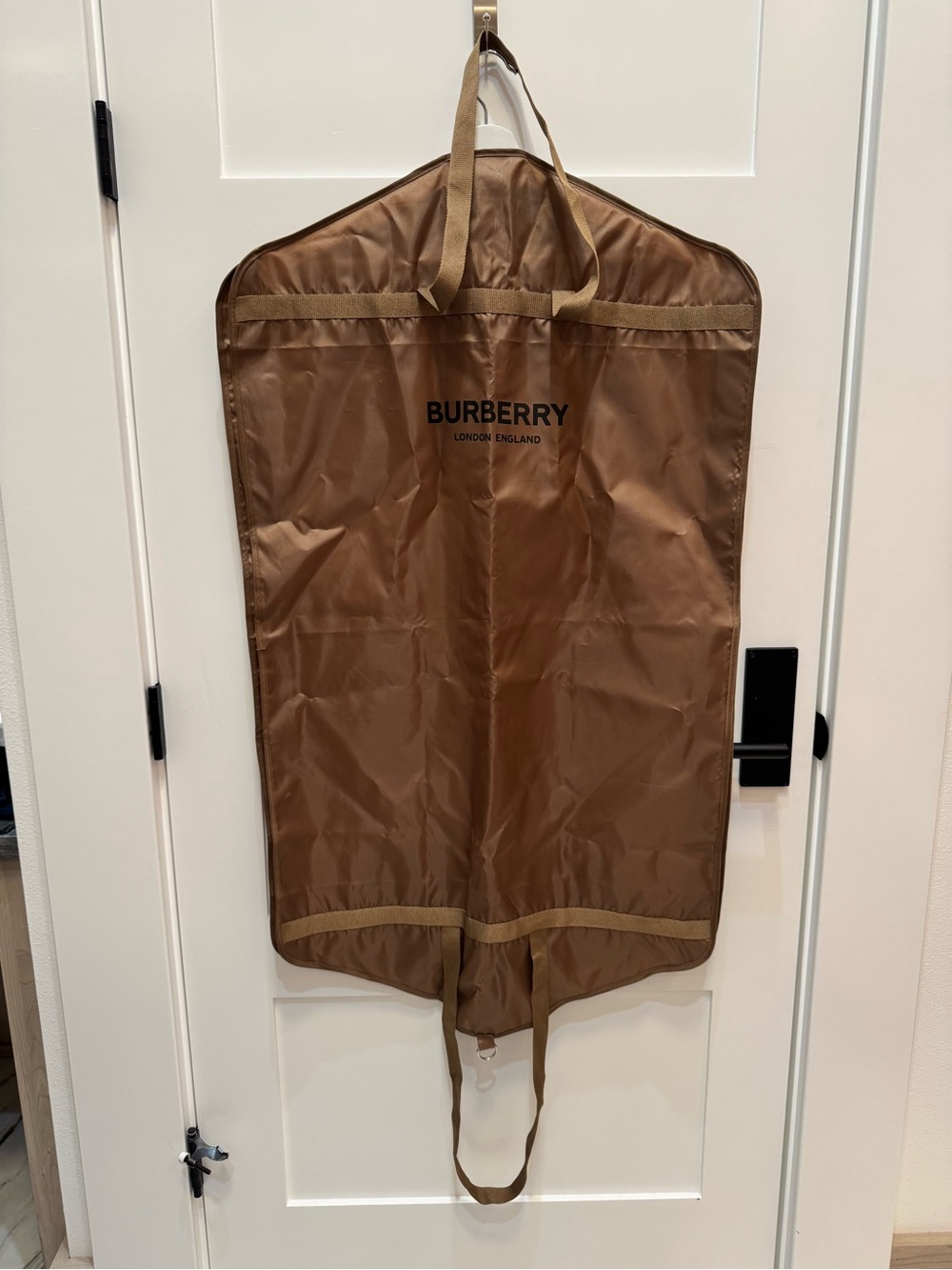 Burberry Tan Logo Garment Cover
